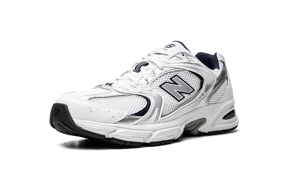 New Balance 530 Weiß Silber Marine 