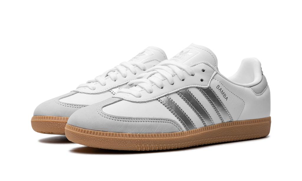 Adidas Samba Weiß Silber Metallic Grau
