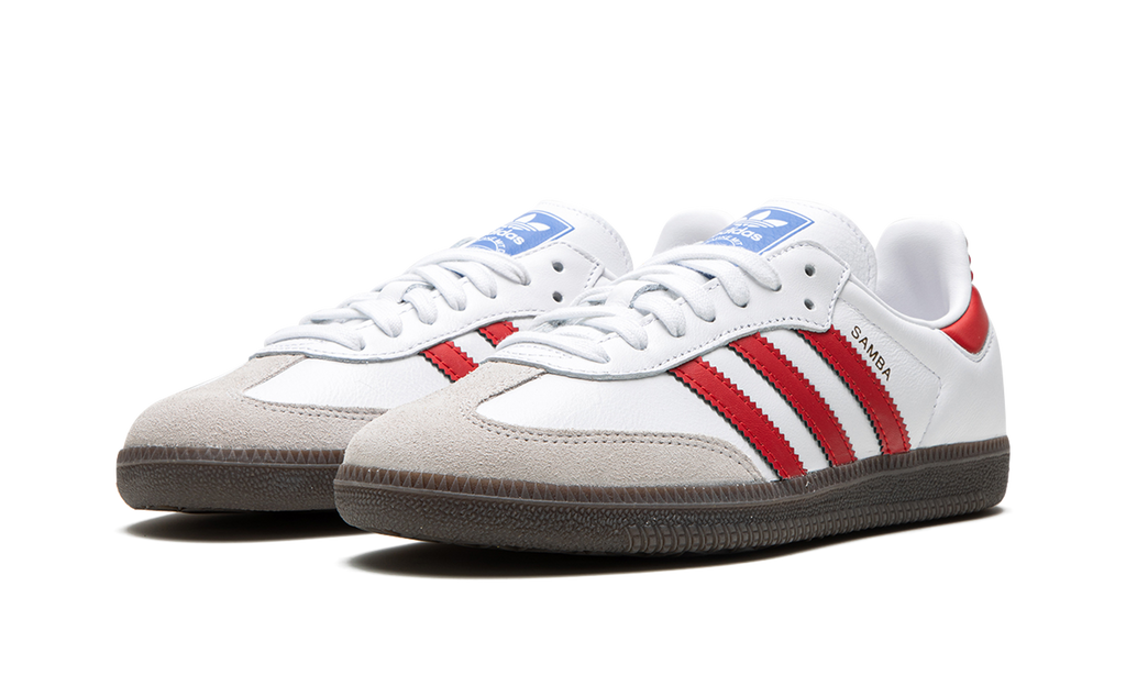 Adidas Samba OG Weiß Scharlachrot 