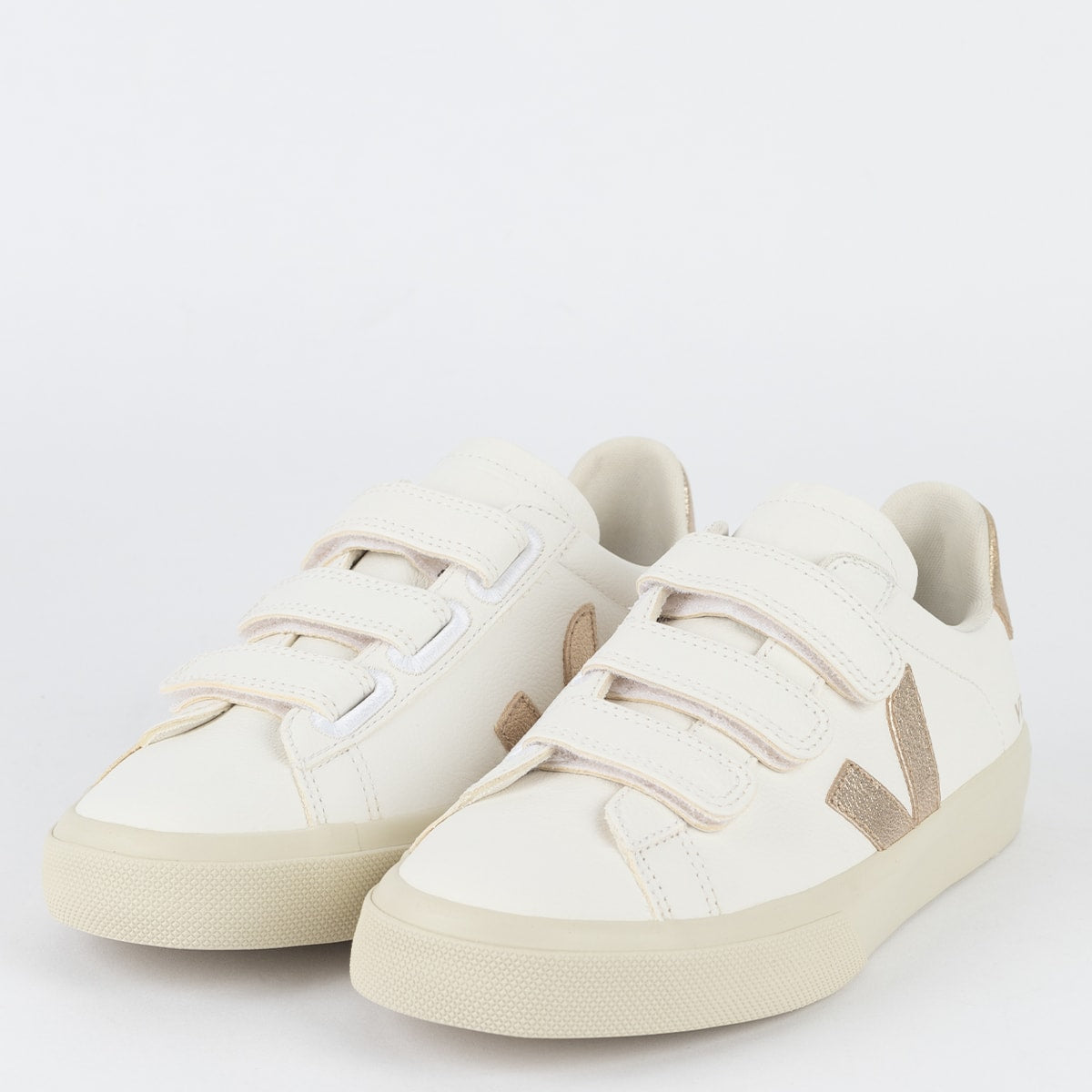 Vert Shoes Chromfreies Leder Extra Weiß Platin