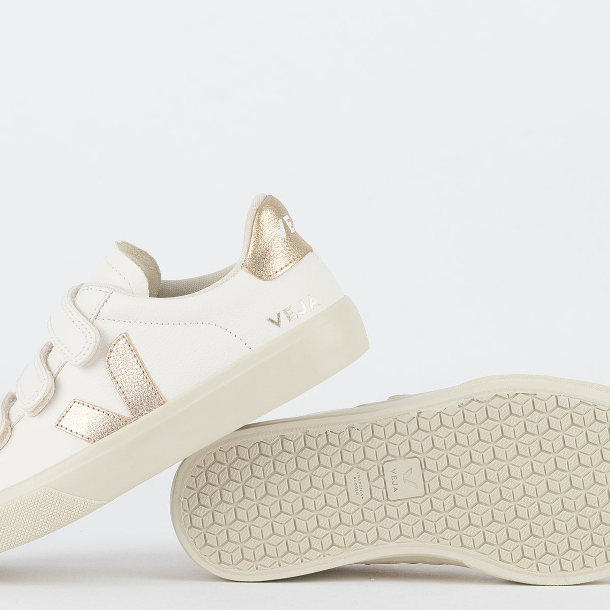 Vert Shoes Chromfreies Leder Extra Weiß Platin