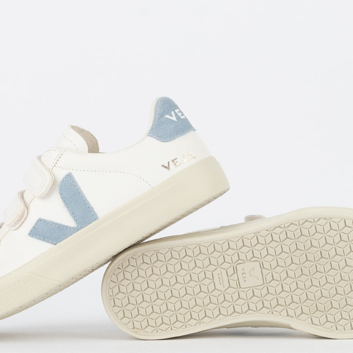 Vert Shoes Logo Chromfreies Leder Extra Weiß Stahl