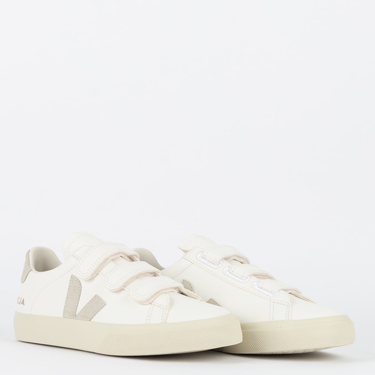 Vert Shoes Chromfreies Leder Extra Weiß Platin