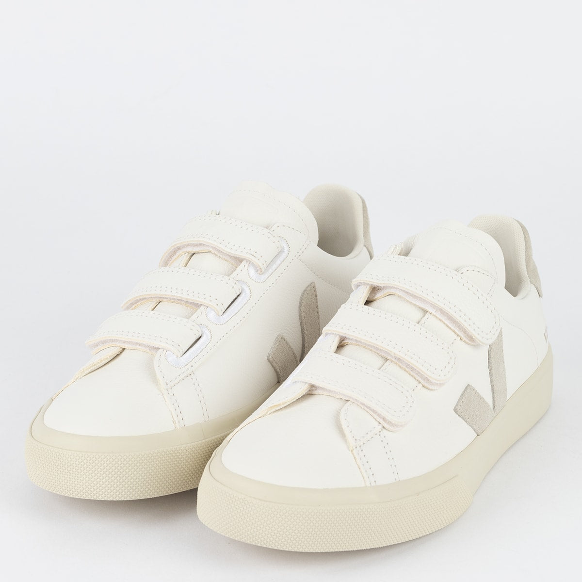 Vert Shoes Chromfreies Leder Extra Weiß Platin