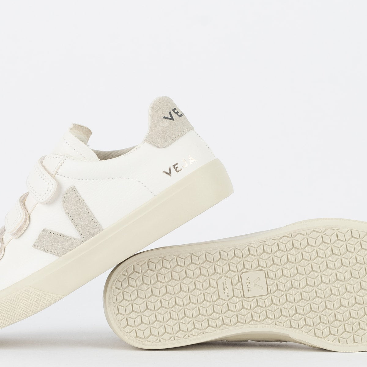 Vert Shoes Chromfreies Leder Extra Weiß Platin