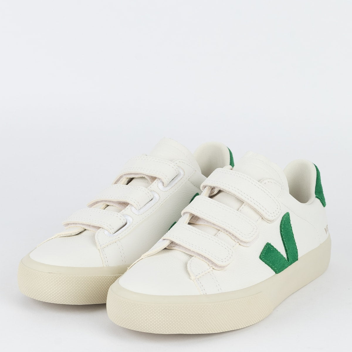 Vert Shoes Logo Chromfreies Leder Extra Weiß 