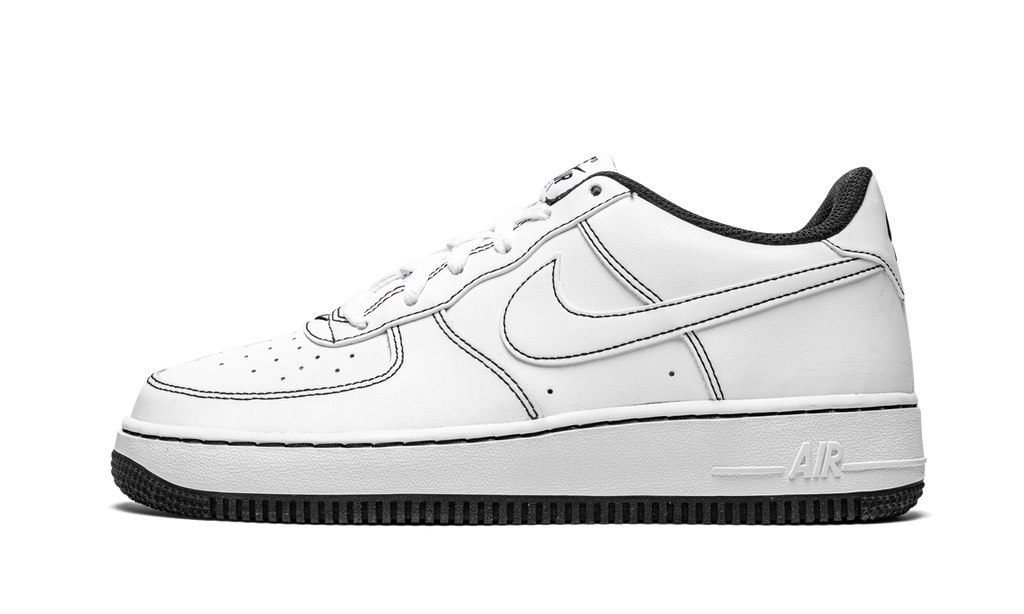 Nike Air Force 1 Low Contrast Stitch Weiß Schwarz
