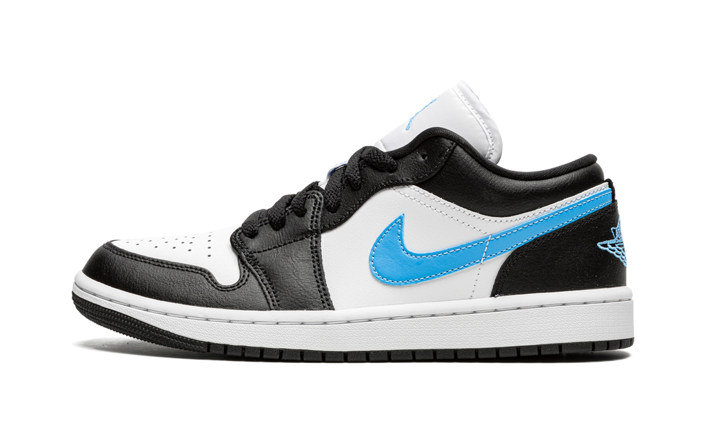 Jordan 1 Low Schwarz University Blau Weiß 