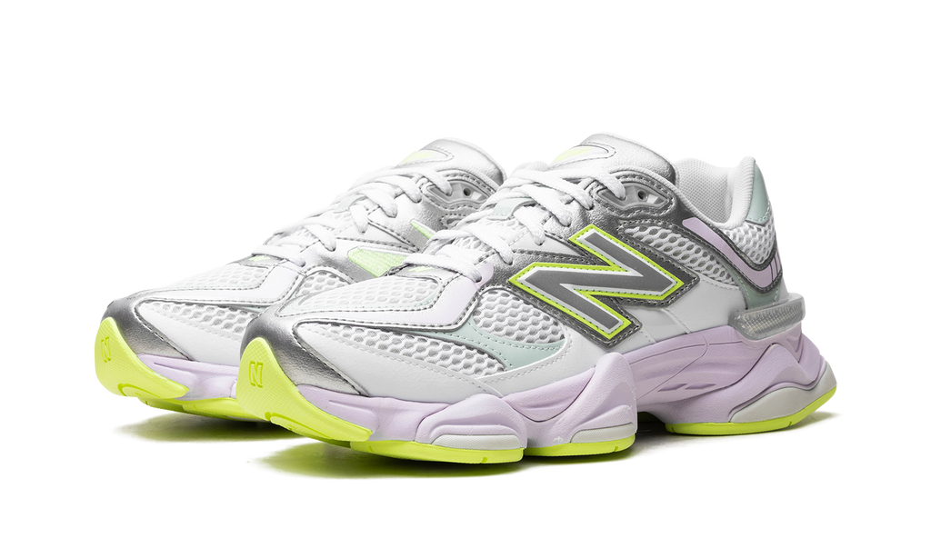 New Balance 9060 Weiß Silber Metallic Taro