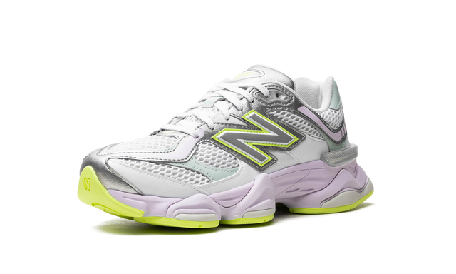 New Balance 9060 Weiß Silber Metallic Taro