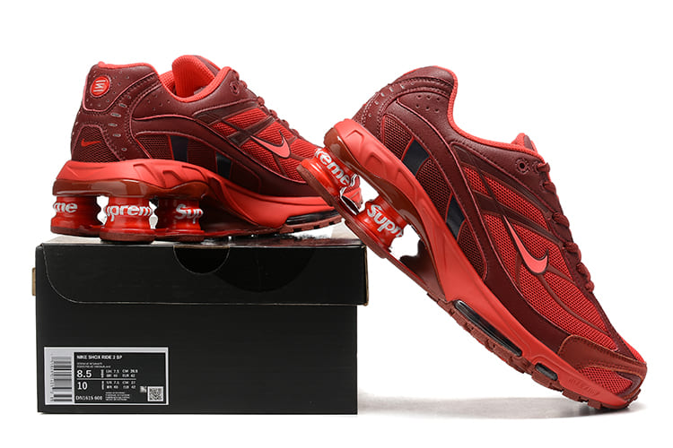 Supreme x Nike Shox Ride 2 Rot