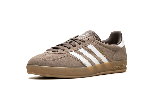 Adidas Gazelle Indoor Earth Strata Weiß Gold Metallic