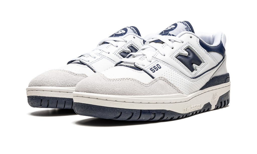 New Balance 550 Weiß Marineblau