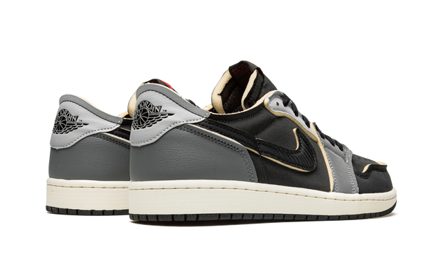 Jordan 1 Low Schwarz Rauchgrau 