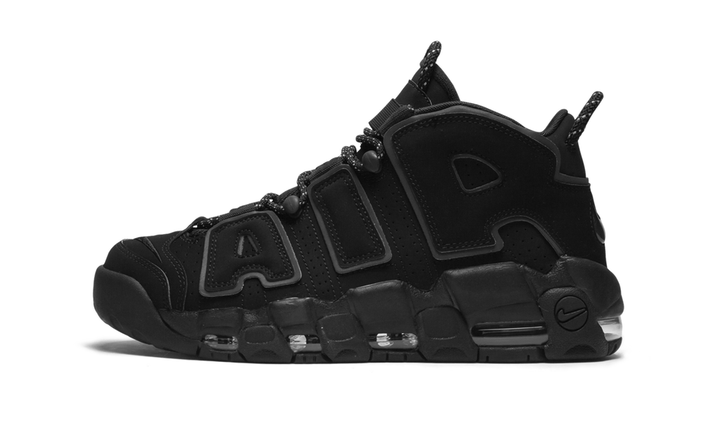Nike Air More Uptempo Schwarz Reflektierend