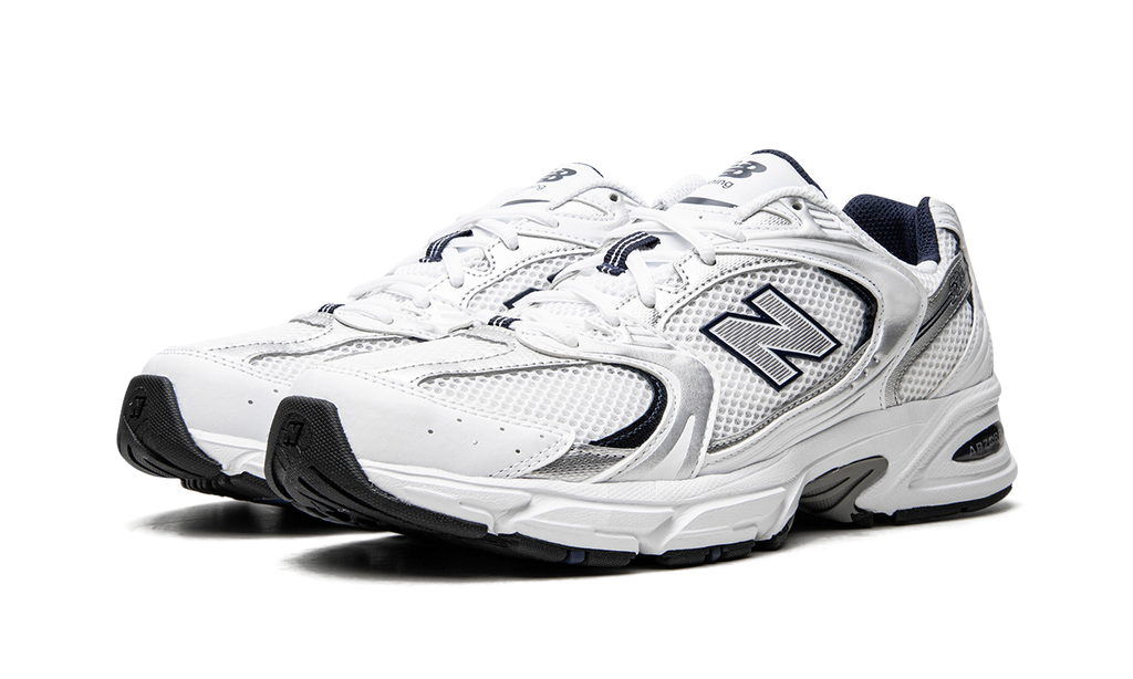 New Balance 530 Weiß Silber Marine 