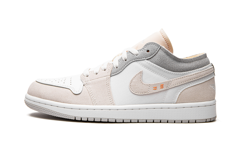 Air Jordan 1 Low Inside Out Cremeweiß Hellgrau 