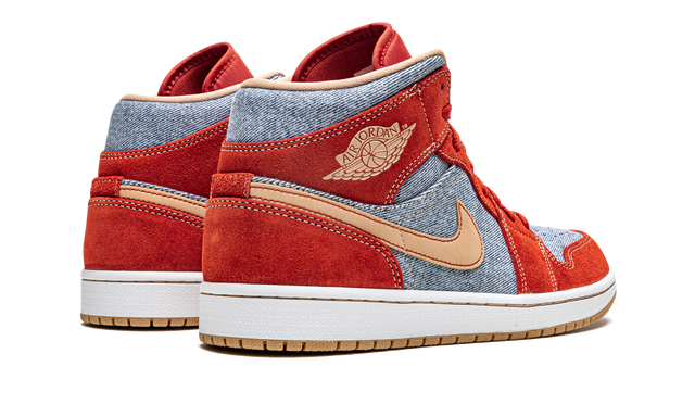Jordan 1 Mid Denim Rot
