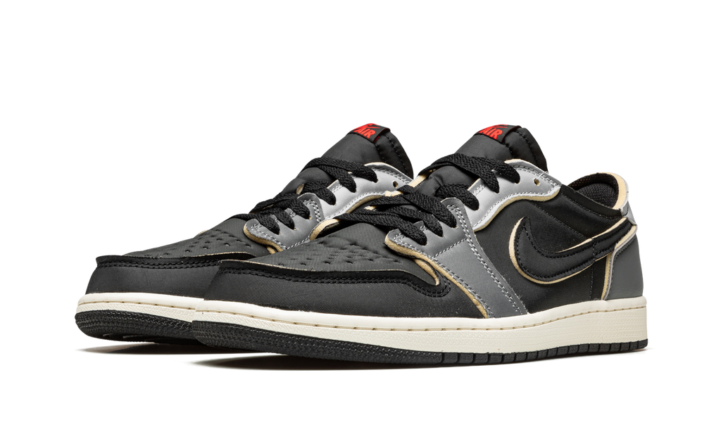 Jordan 1 Low Schwarz Rauchgrau 