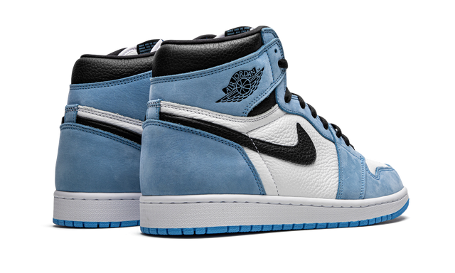 Jordan 1 Retro High Weiß Universität Blau Schwarz