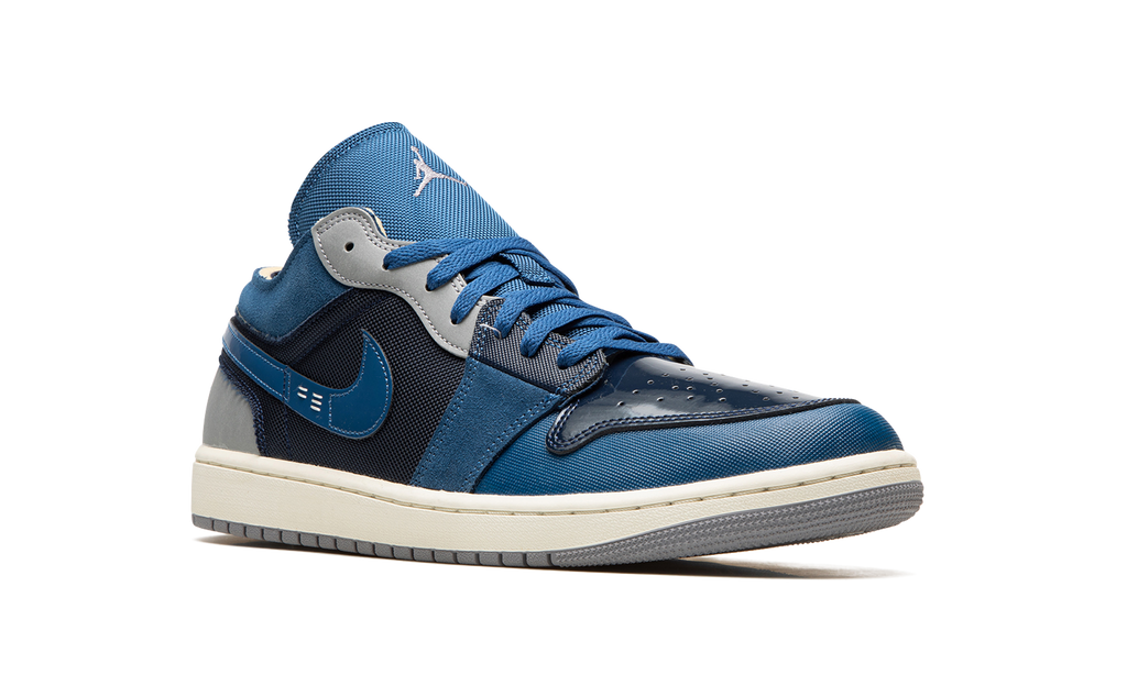 Jordan 1 Low SE Craft Obsidian French Blue Ashen Slate White 