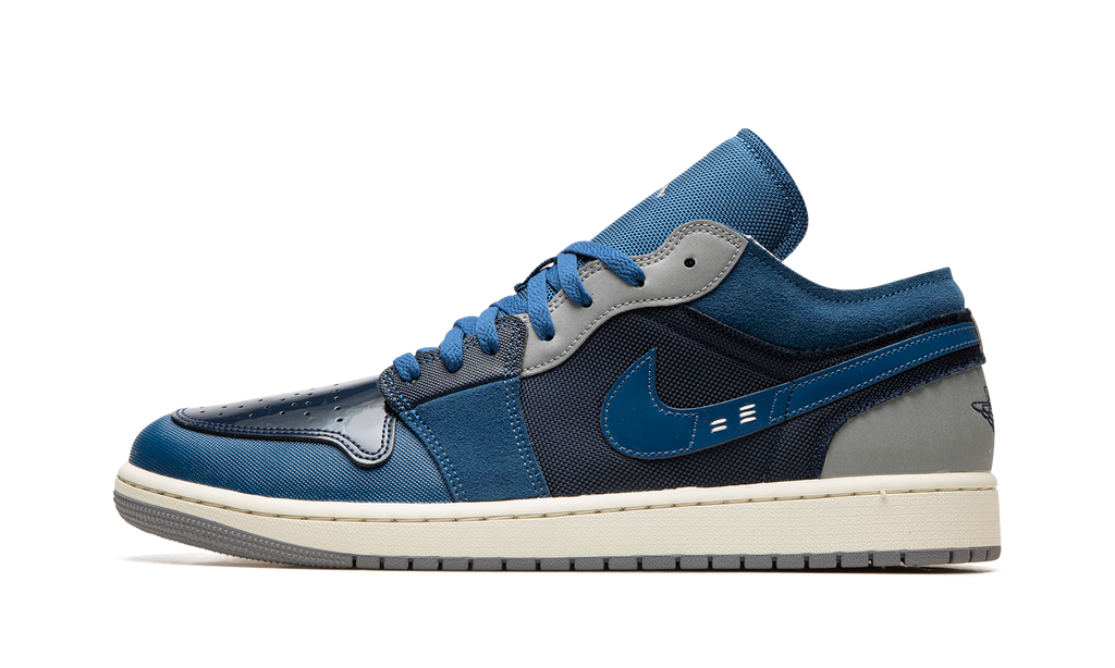 Jordan 1 Low SE Craft Obsidian French Blue Ashen Slate White 