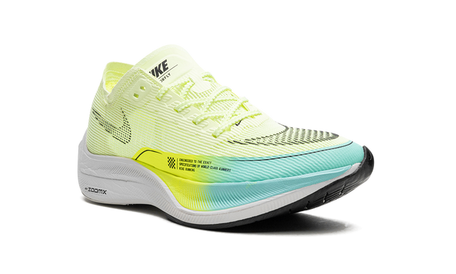 Nike ZoomX Vaporfly Next% 2 Barely Volt Türkis 