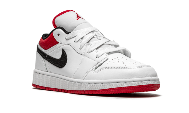 Jordan 1 Low Weiß Gym Rot 