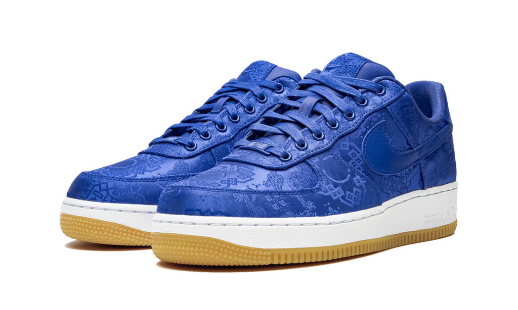 Nike Air Force 1 Clot Blaue Seide