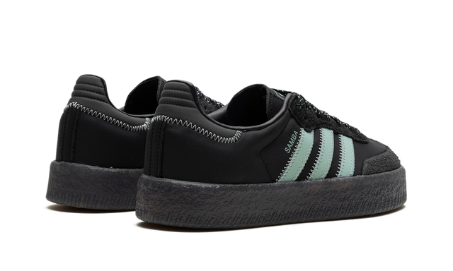 Adidas Sambae Core Schwarz Haze Grün 