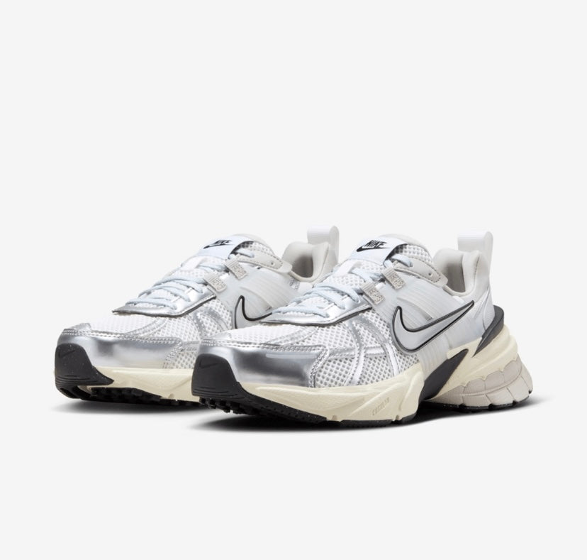 Nike Summit White and Metallic Silver 