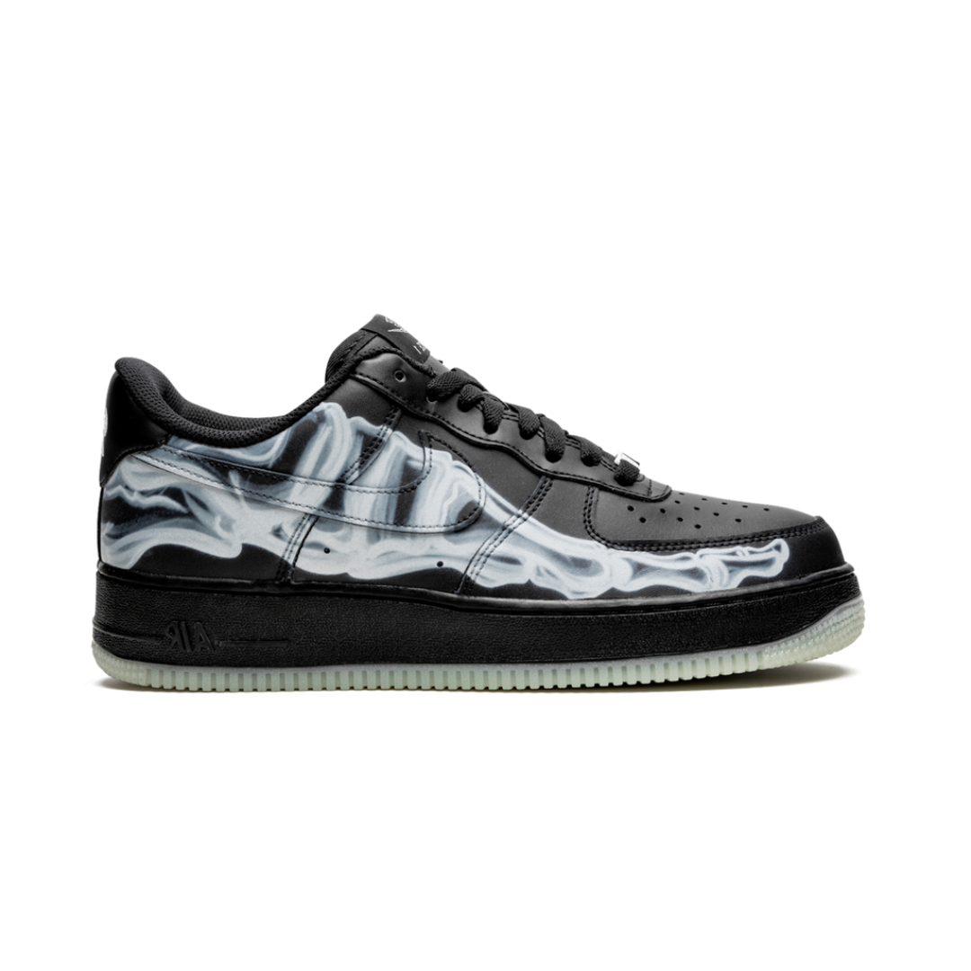 Nike Air Force 1 Schwarzes Skelett