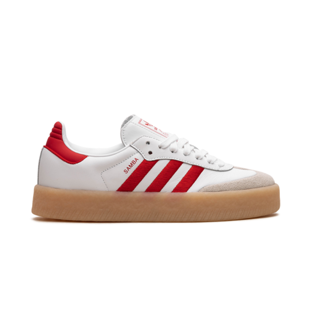 Adidas Sambae Weiß Better Scarlet Gum 