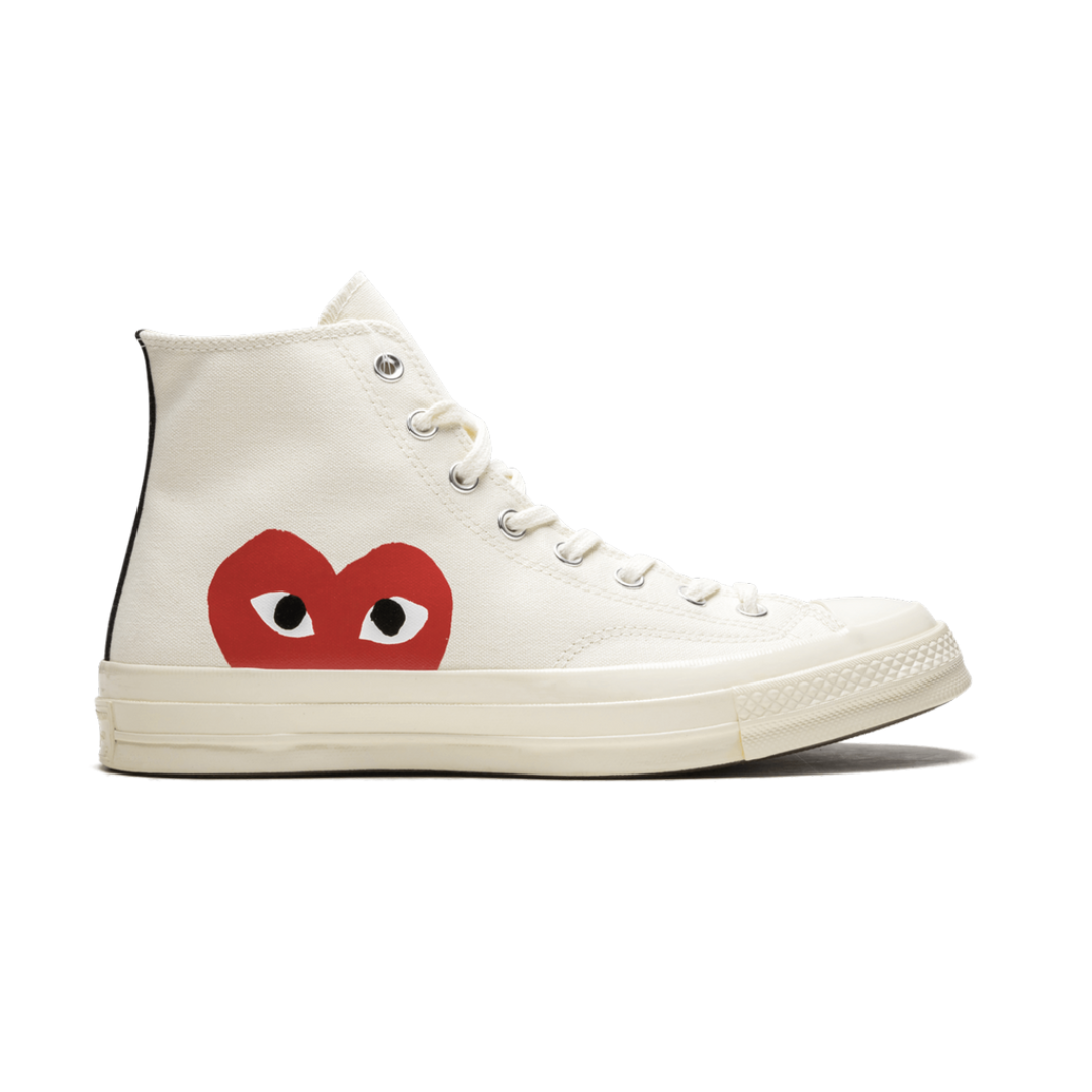 Converse Chuck Taylor All Star 70 Hi Comme des Garçons Play Weiß