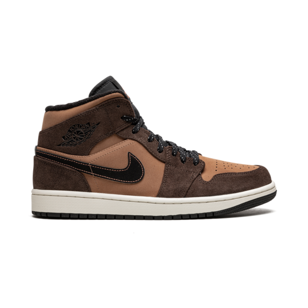 Jordan 1 Mid SE Dunkle Schokolade