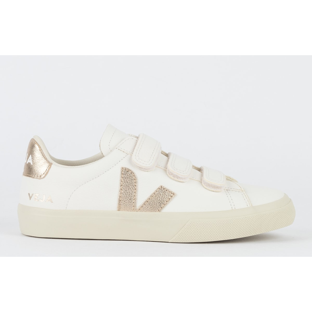 Vert Shoes Chromfreies Leder Extra Weiß Platin