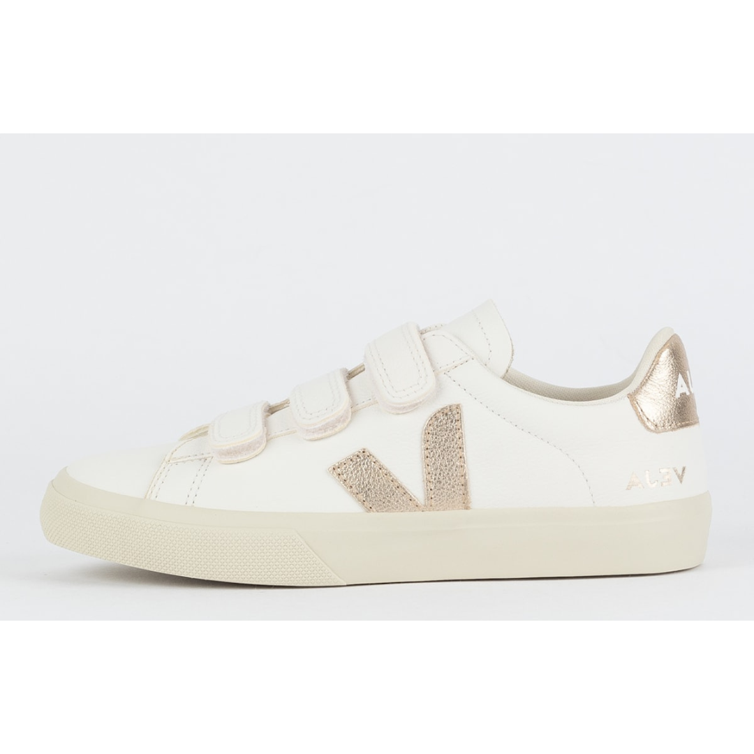 Vert Shoes Chromfreies Leder Extra Weiß Platin