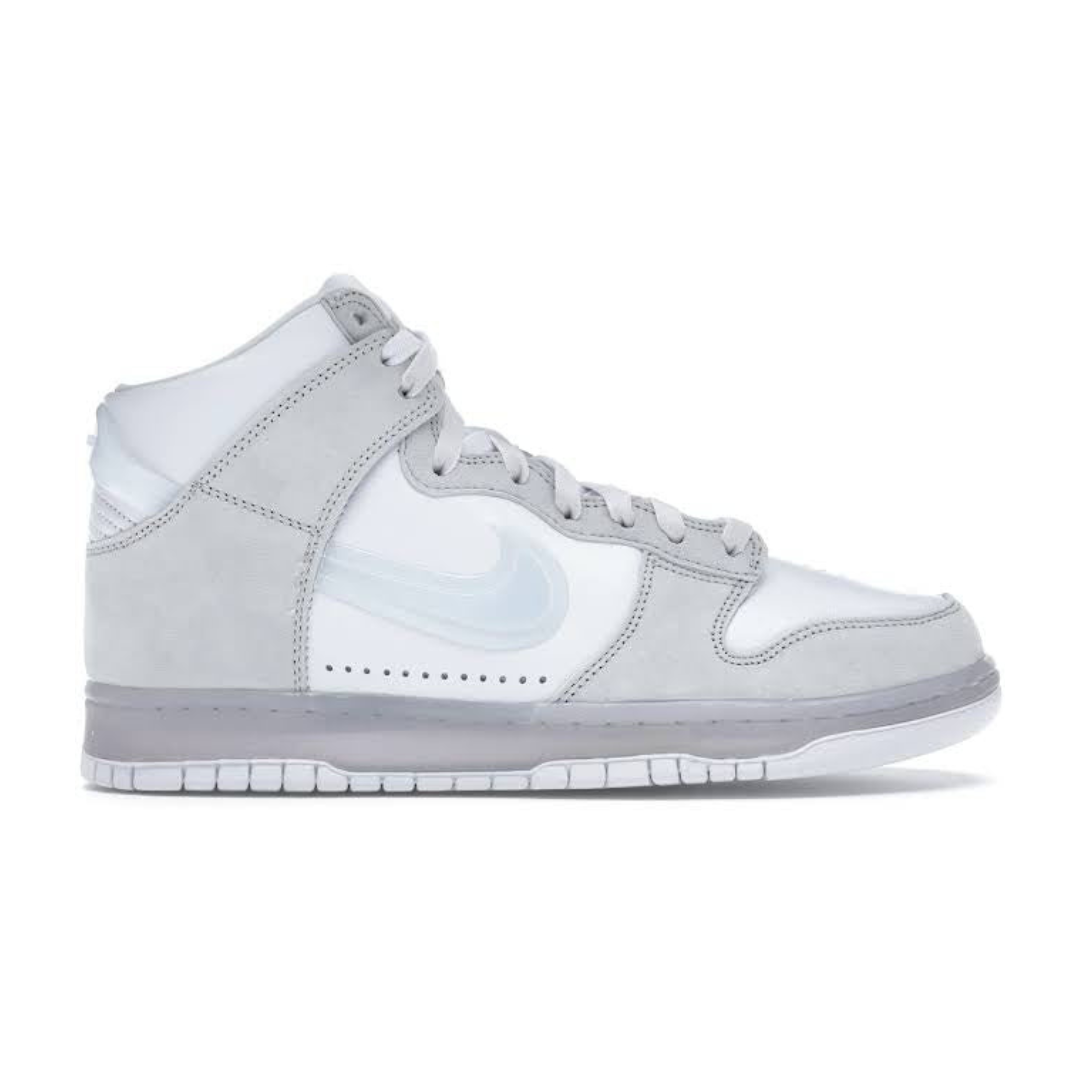 Nike Dunk High Slam Jam Weiß Reines Platin 