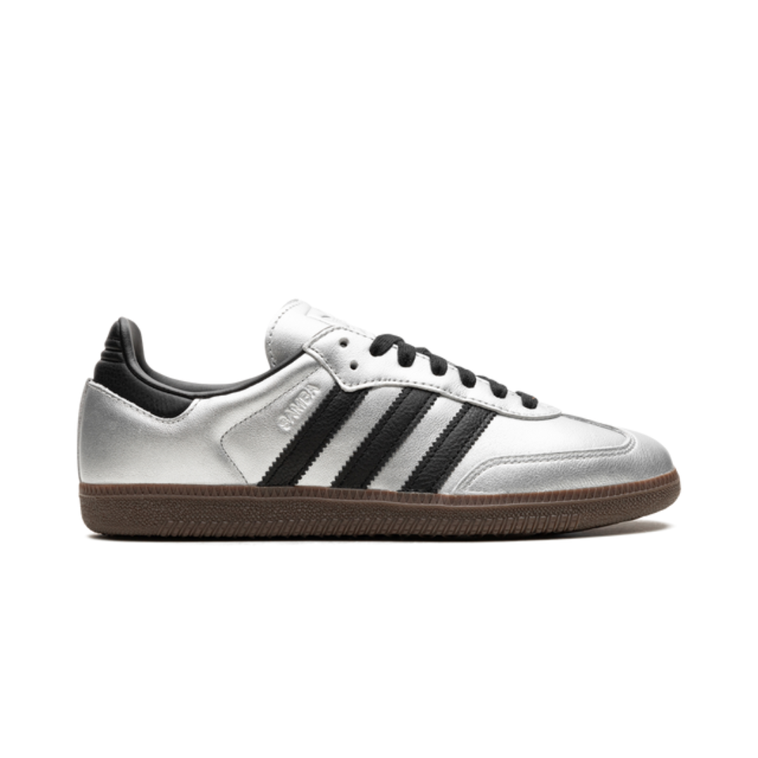 Adidas Samba Silber Metallic Schwarz Gummi