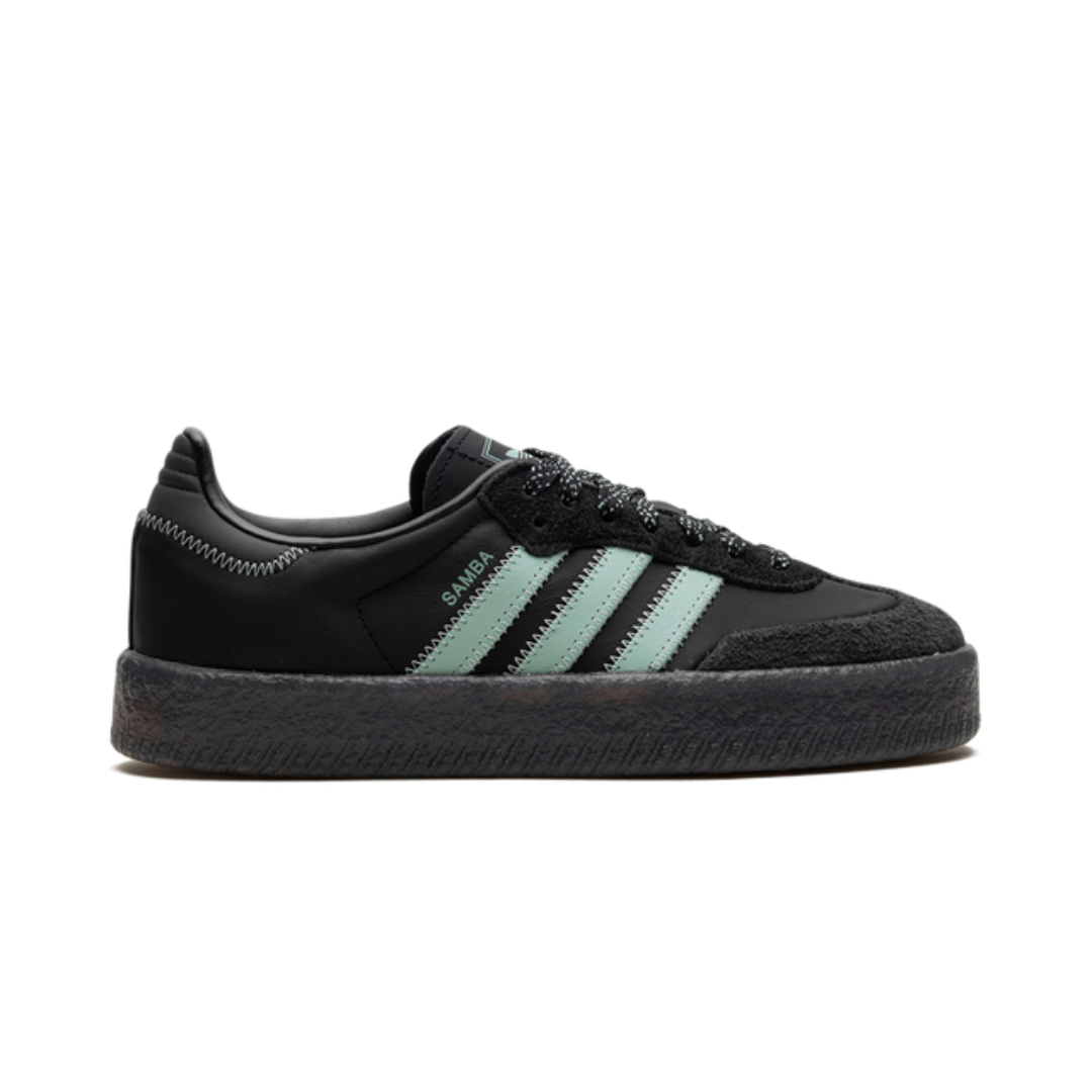 Adidas Sambae Core Schwarz Haze Grün 