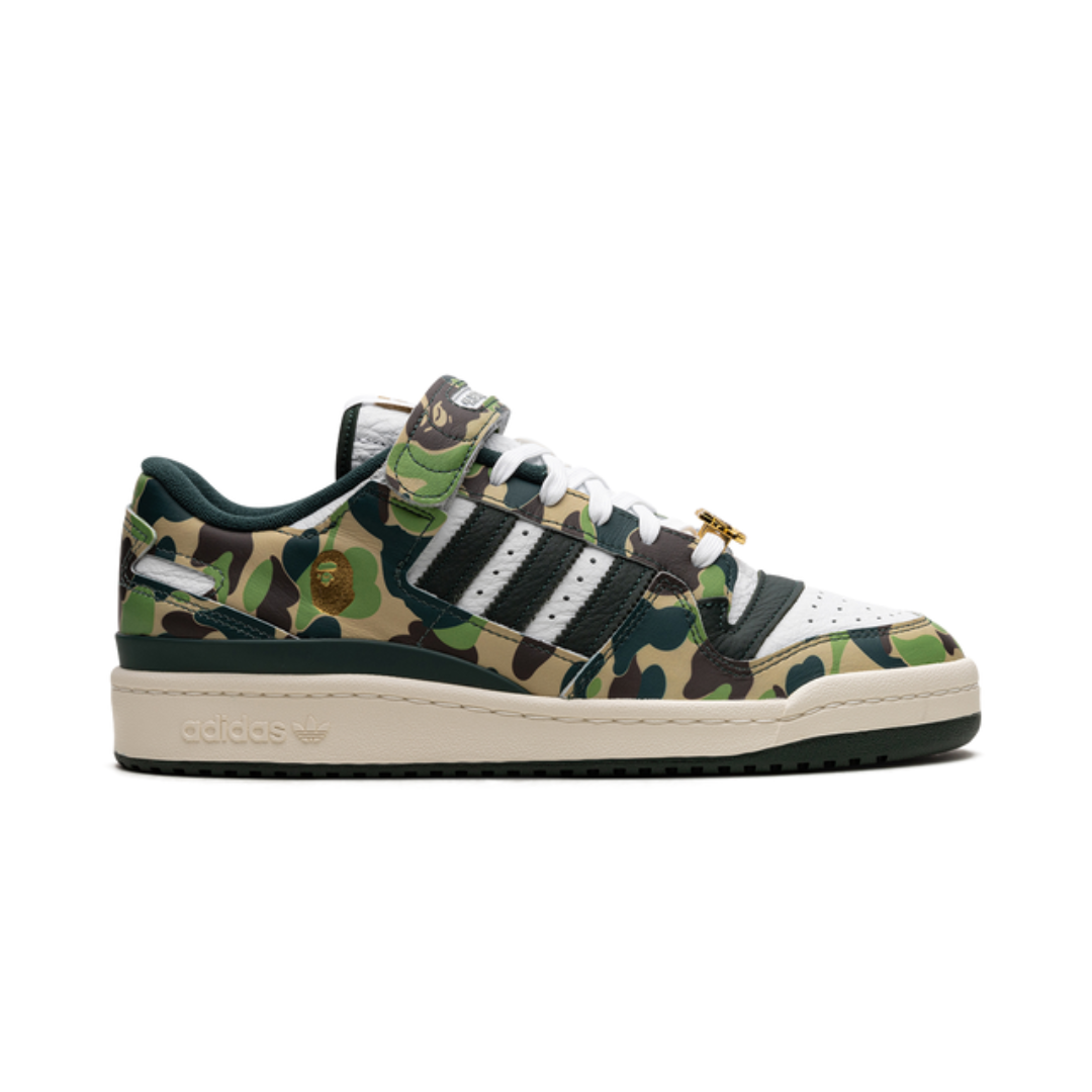 Adidas Forum 84 Low Bape 30. Jubiläum Grünes Camo