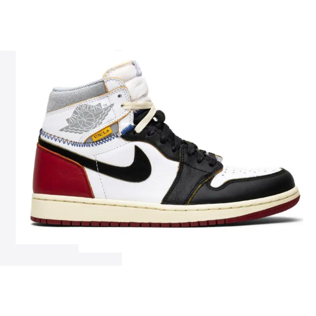 Jordan 1 Retro High Union Los Angeles Schwarze Zehenpartie