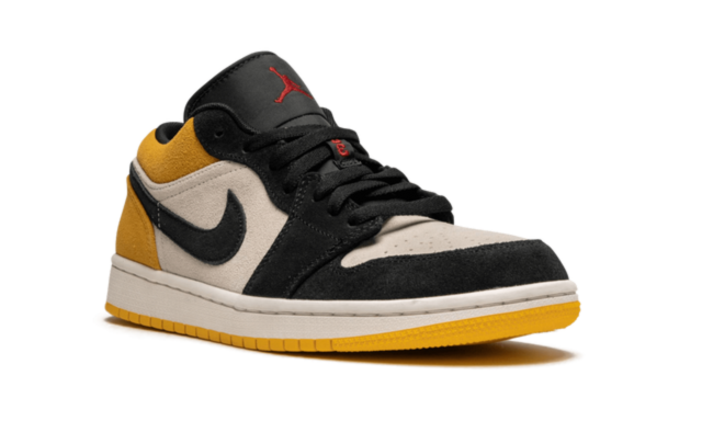 Jordan 1 Low University Gold Schwarz 