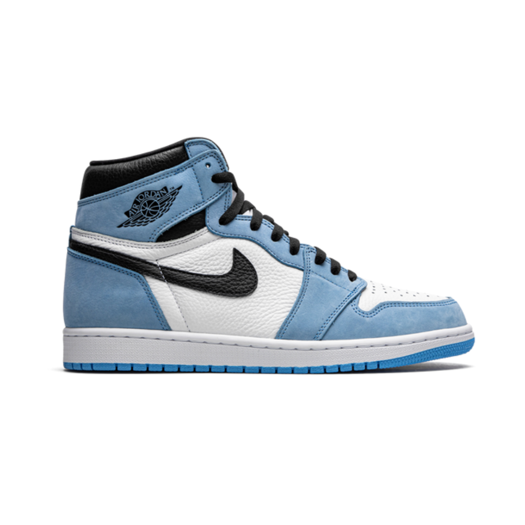 Jordan 1 Retro High Weiß Universität Blau Schwarz