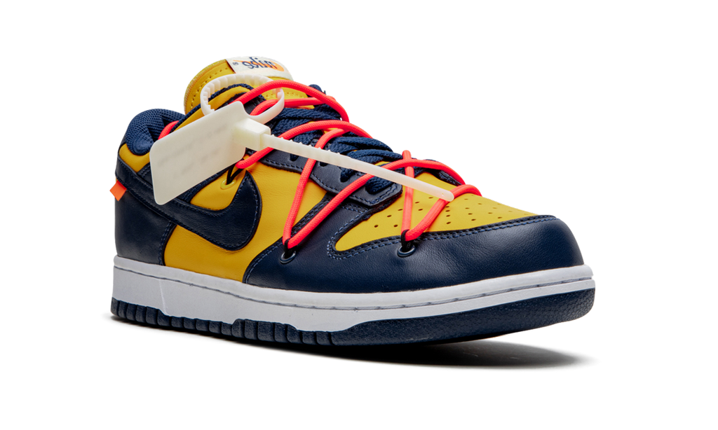 Nike Dunk Low Off-White University Gold Mindnight Navy