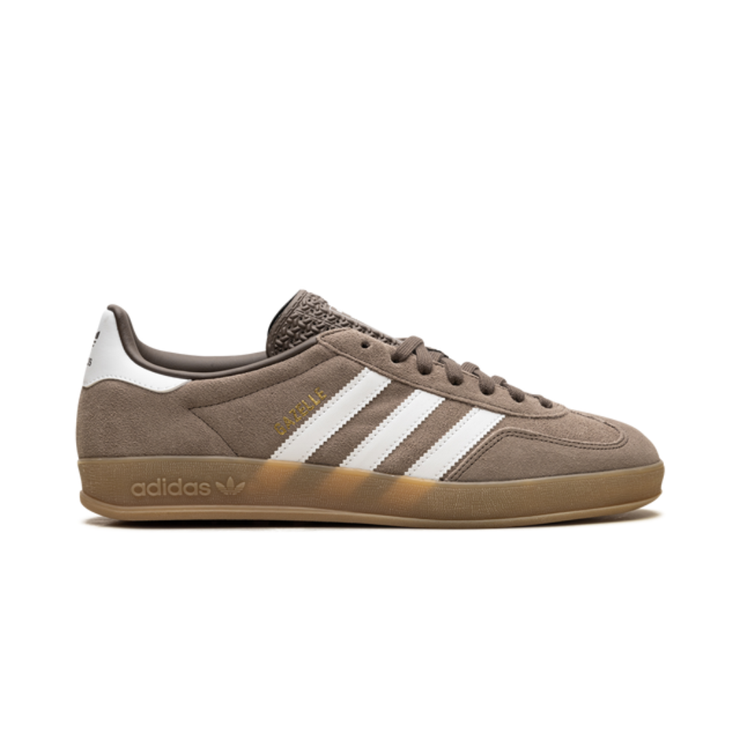 Adidas Gazelle Indoor Earth Strata Weiß Gold Metallic