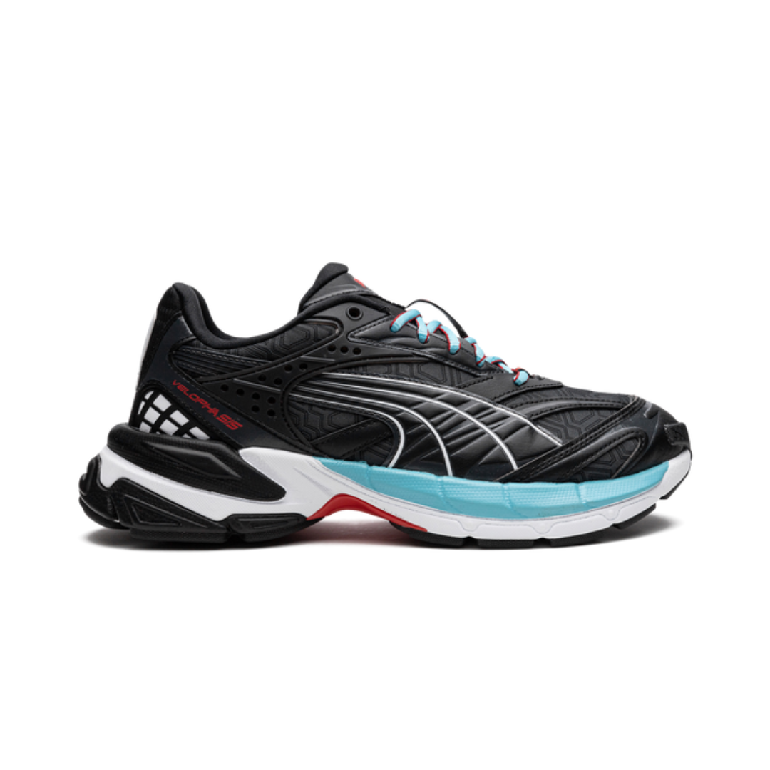 Puma Velophasis Luxe Sport Schwarz und Blau