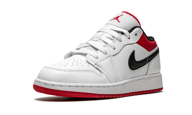 Jordan 1 Low Weiß Gym Rot 
