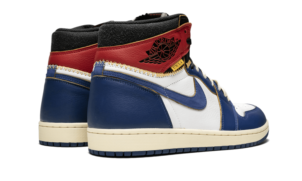 Jordan 1 Retro High Union Los Angeles Blaue Zehe
