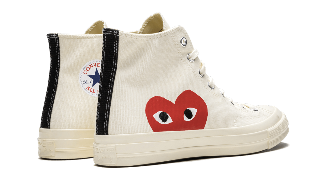 Converse Chuck Taylor All Star 70 Hi Comme des Garçons Play Weiß
